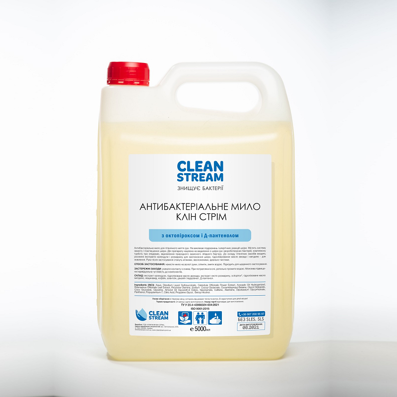 Антибактеріальне мило КЛІН СТРІМ, каністра, 5 л (4820238990425)